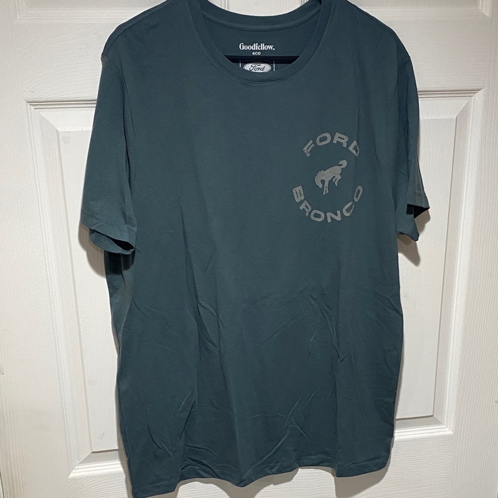 Goodfellow & Co Men's Teal Ford Bronco T-Shirt